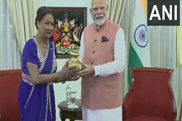 PM Modi's gift to PM of Trinidad & Tobago: Holy water from Mahakumbh, replica of Ram Mandir