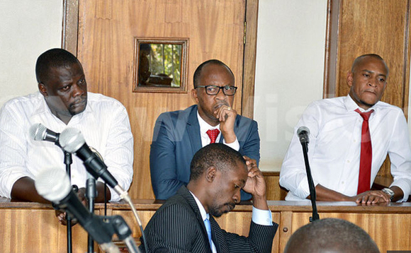 Ismail Kiyingi, FRank Gashumba ne Innocent Kasumba mu kkooti gye buvuddeko Ismail Kiyingi, FRank Gashumba ne Innocent Kasumba mu kkooti gye buvuddeko