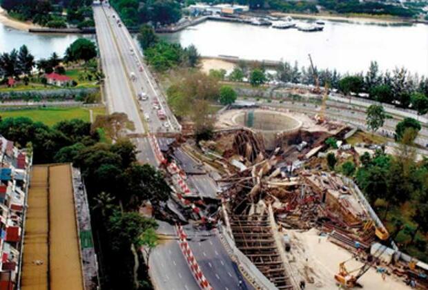 Highway collapse in China kills 36, sends over 20 cars down slope