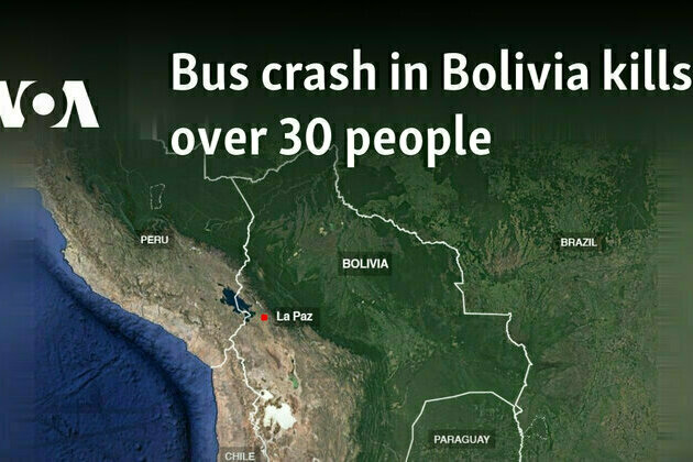 Bus crash in Bolivia kills over 30 people