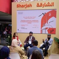 Sultan Al Ameemi, Radek Rak explore future of novel at Warsaw IBF