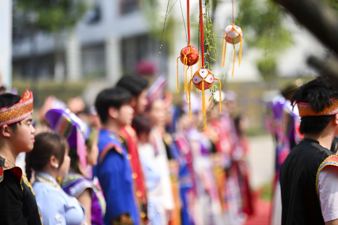 (SP)CHINA-GUANGXI-TRADITIONAL SPORT-EMBROIDERED BALL (CN)
