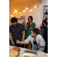 Aamir Khan cuts birthday cake with Ira, Junaid, Azad and girlfriend Gauri at intimate celebration