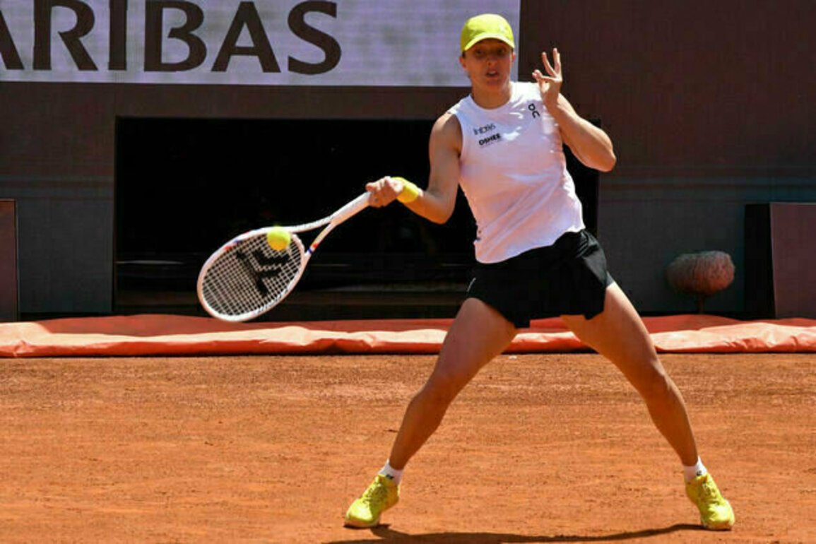 Swiatek gets back on track in Rome after losing to Gauff in Madrid