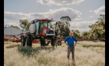  Grain grower and PWM sprayer operator at Collie, NSW, Andrew Freeth, says the correct setup of PWM sprayers is essential to avoid poor application results, including underdosing that could contribute to herbicide resistance. Photo courtesy WeedSmart.