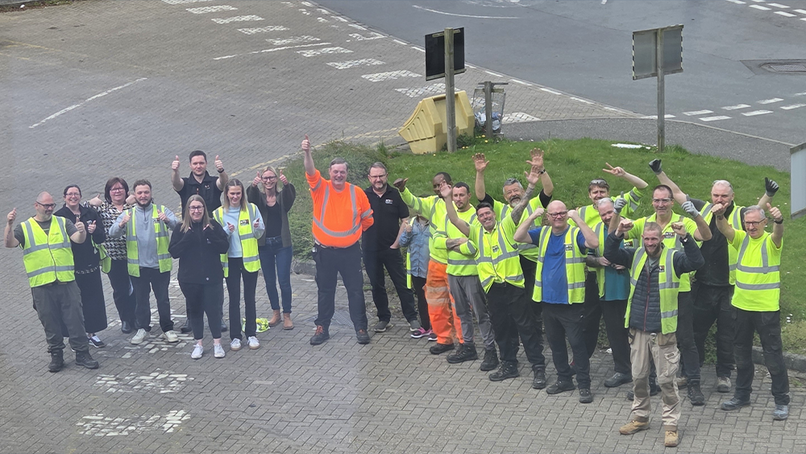 The staff at NTS Sheffield.