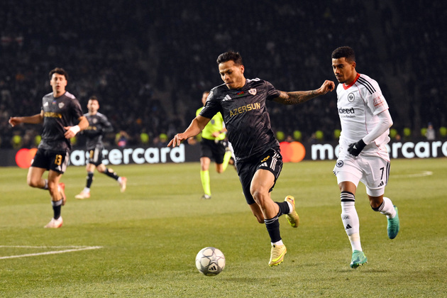 (SP)AZERBAIJAN-BAKU-FOOTBALL-UEFA CHAMPIONS LEAGUE-QARABAG VS FRANKFURT