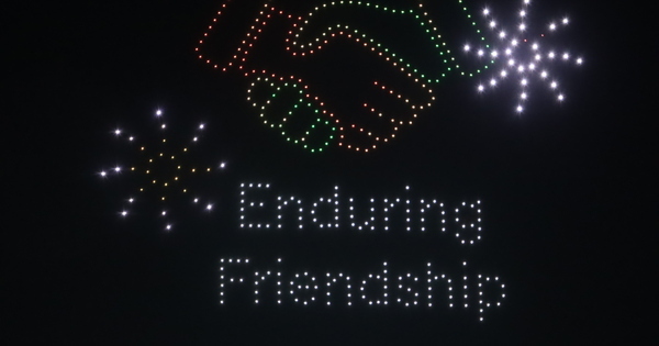 MALAWI-LILONGWE-CHINA-DRONE LIGHT SHOW