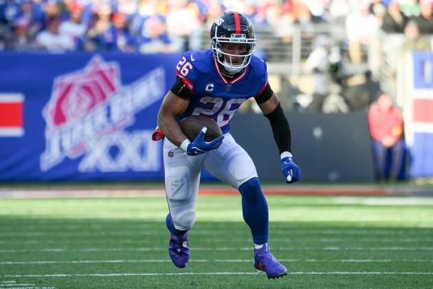 Giants RB Saquon Barkley (neck) lands on injury report