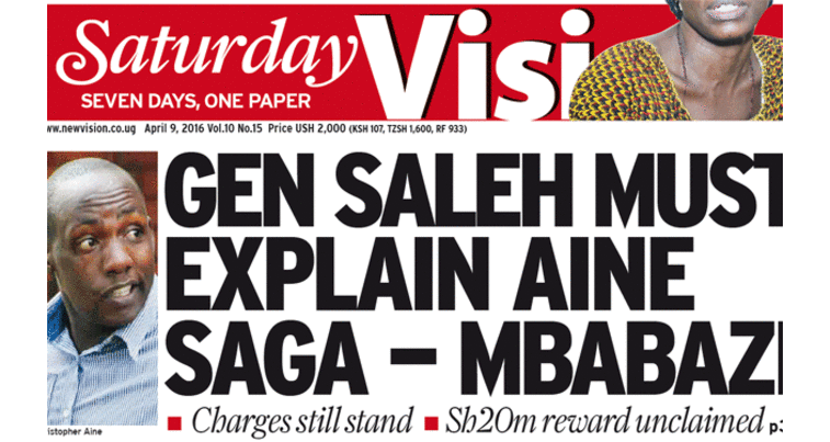 In Saturday Vision today In Saturday Vision today