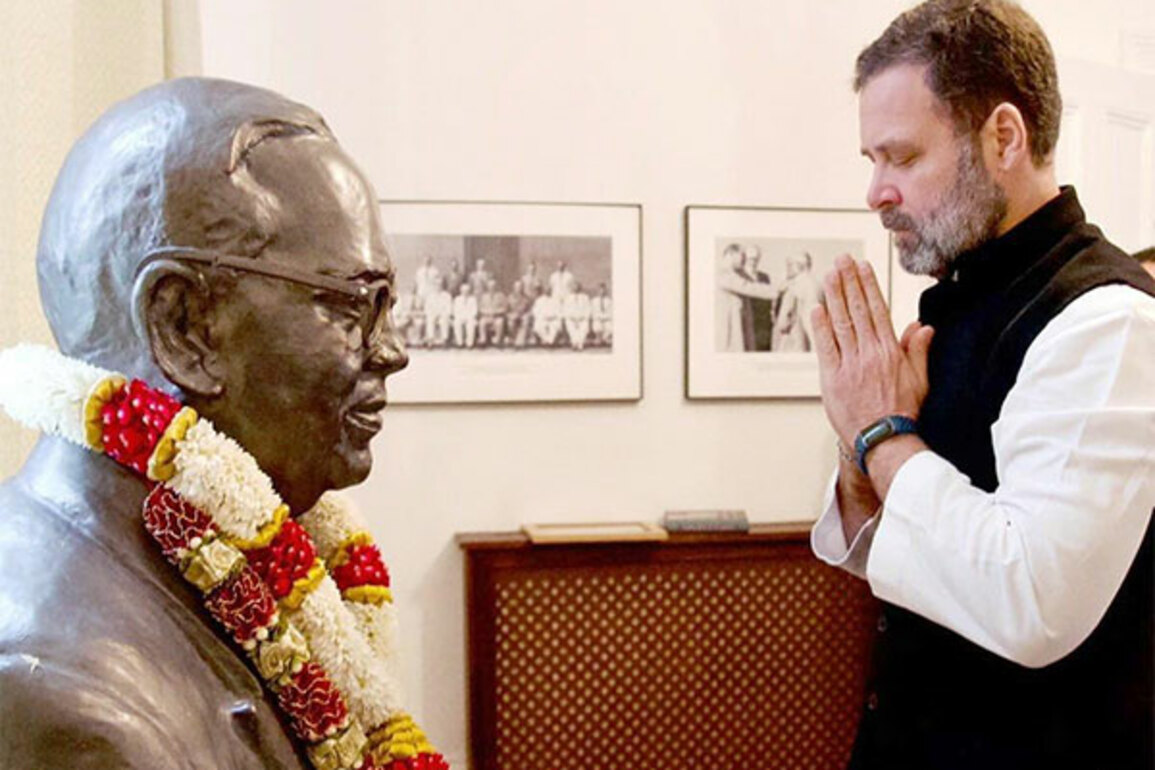 "BR Ambedkar's contribution to strengthen democracy will always guide us in our fight to protect Constitution": Rahul Gandhi