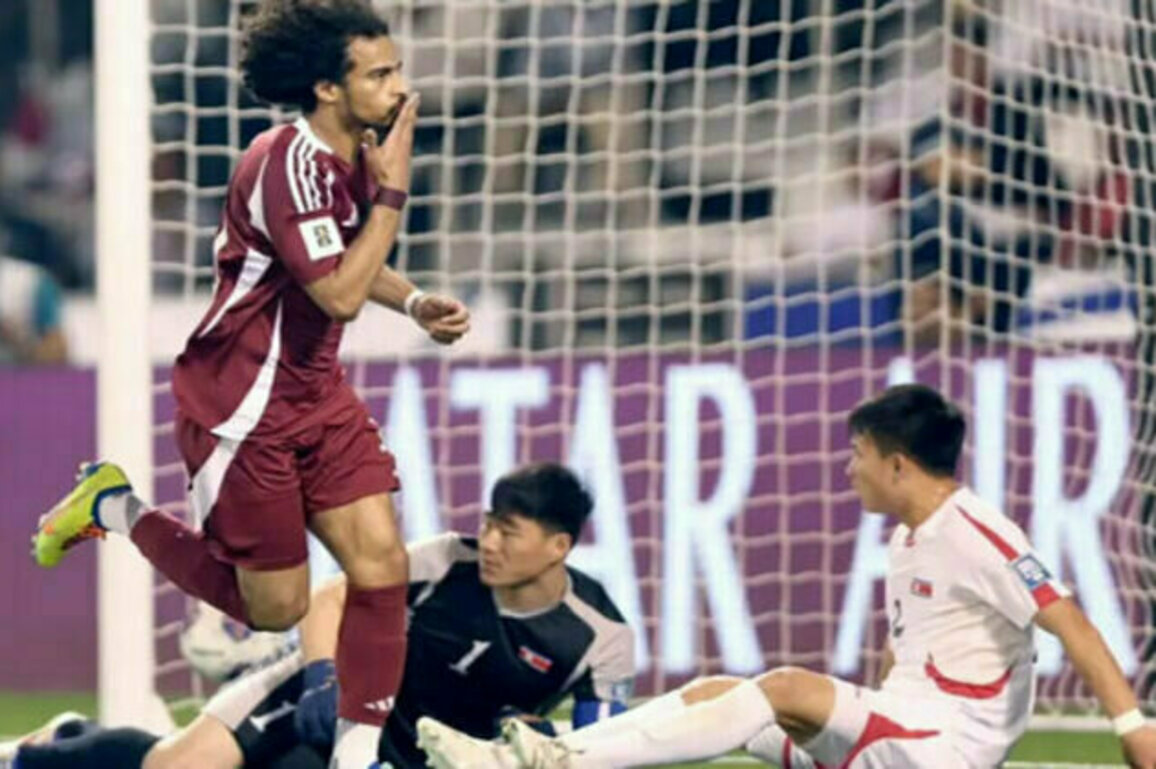 Qatar thrash North Korea With 5-1 Victory in World Cup Qualifiers