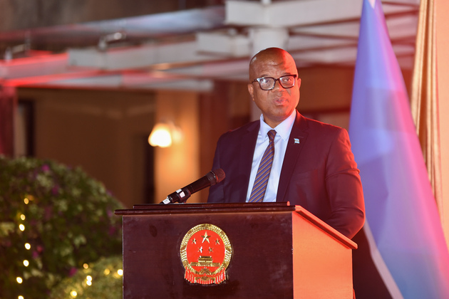 BOTSWANA-GABORONE-CHINA-RECEPTION-76TH ANNIVERSARY