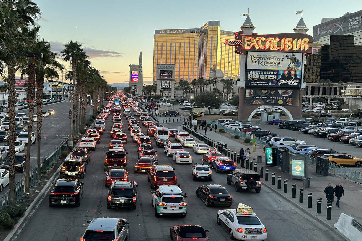 $60M Strip waterline, pavement rehab project to begin Monday - Traffic