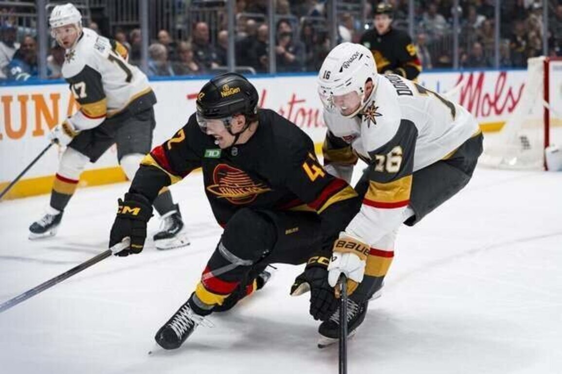 Golden Knights edge Canucks, grab piece of first place in Pacific