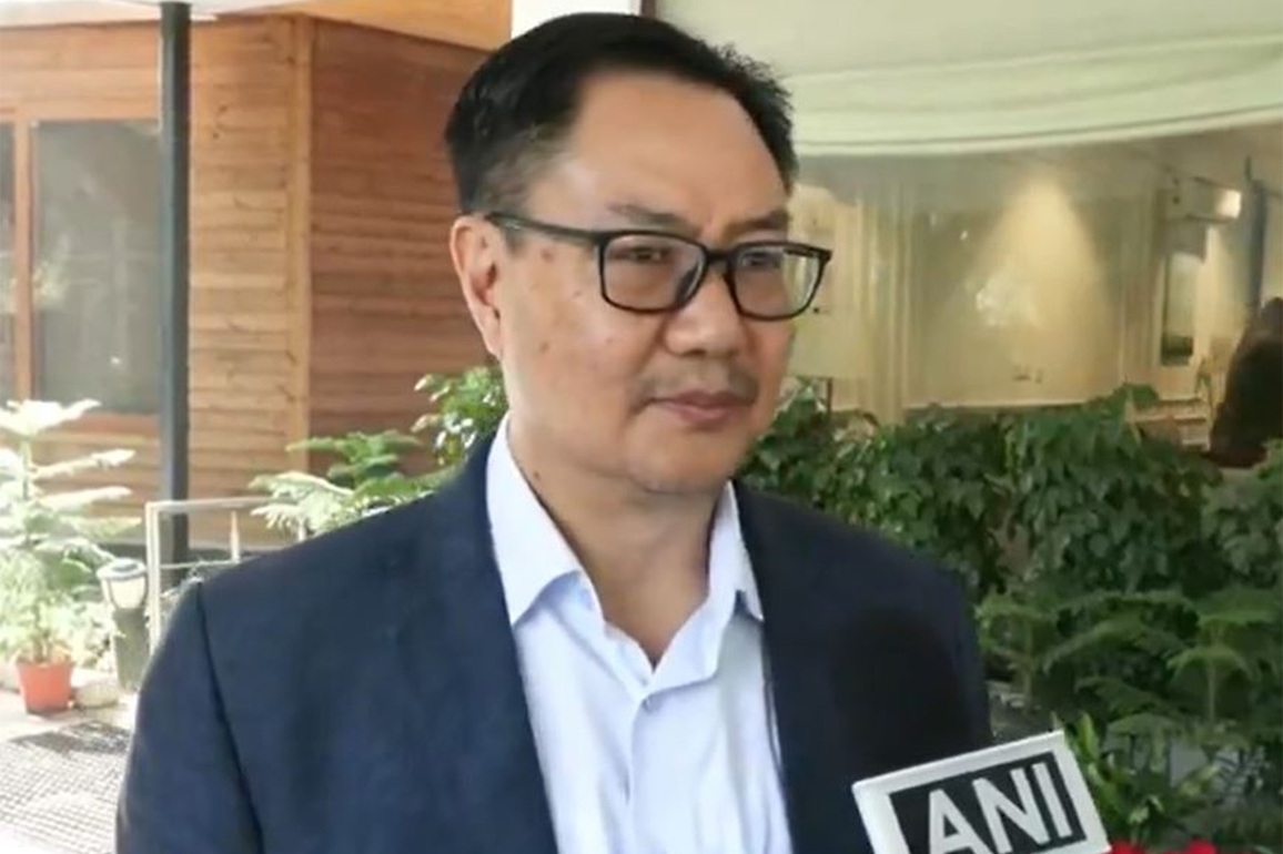 Hope everyone works with a cool head during winter session: Union Minister Rijiju ahead of Parliament's session