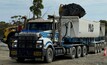  The first Mincor nickel ore being loaded onto an MLG truck last month