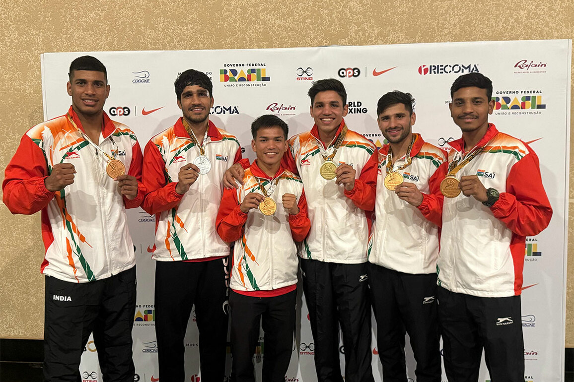 India ends Brazil 2025 World Boxing campaign with six medals