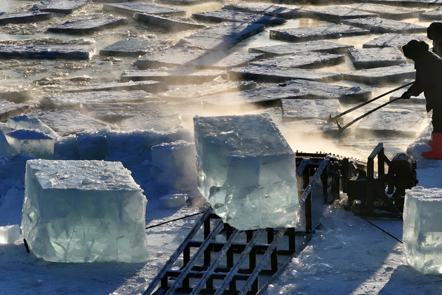 #CHINA-HEILONGJIANG-HARBIN-ICE COLLECTION & STORAGE (CN)