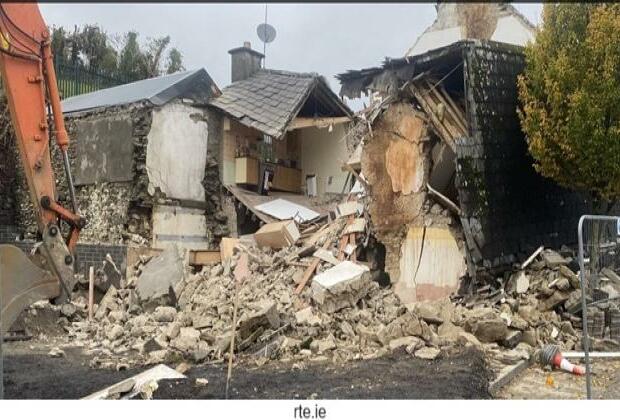 Van parked outside saves five as 100-year-old pub collapses in Co Mayo