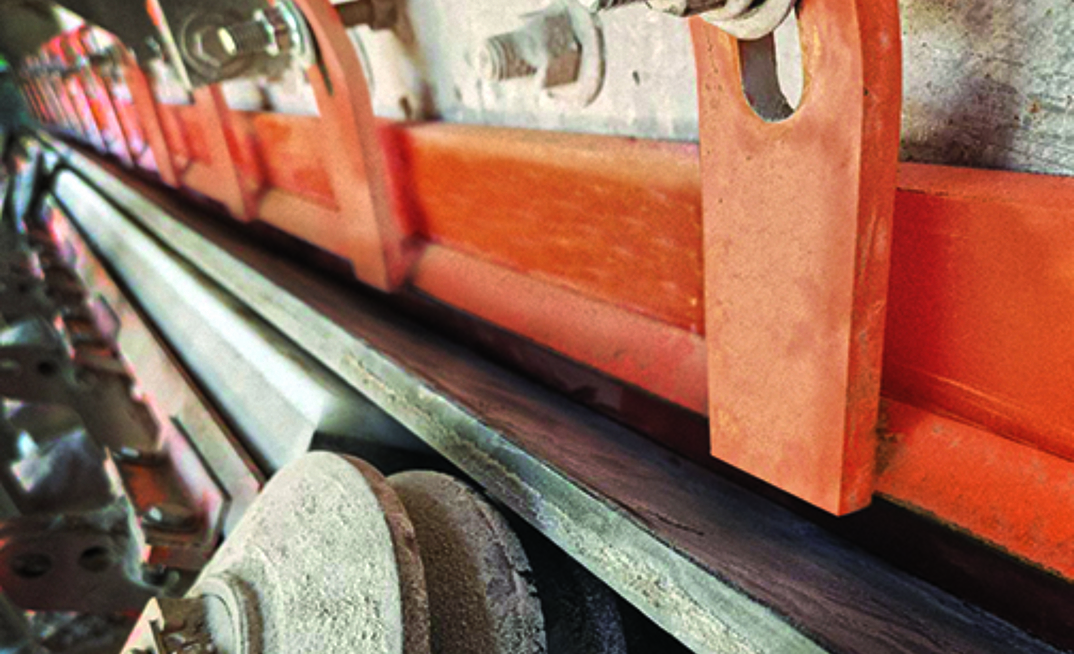 Martin Engineering urethane skirting