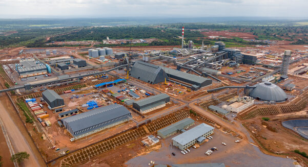 The Kamoa-Kakula smelter in the Democratic Republic of the Congo