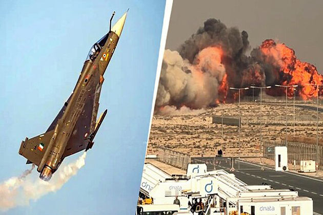 Indian fighter jet crashes soon after takeoff in Dubai, killing pilot