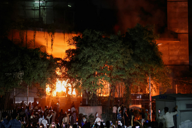 Protests erupt in Bangladesh post activist's death, major media offices set ablaze