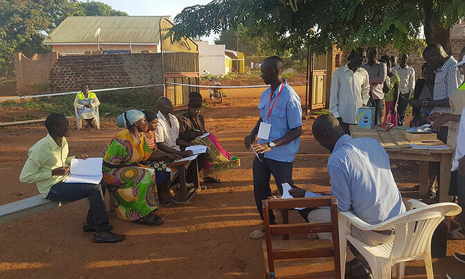 Voting underway in Kamuli Voting underway in Kamuli