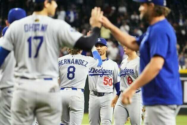 Dodgers size up red-hot Mariners in battle of West's best