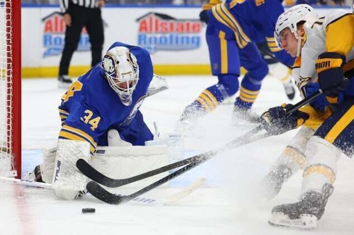 Sabres' road success to be challenged by Golden Knights