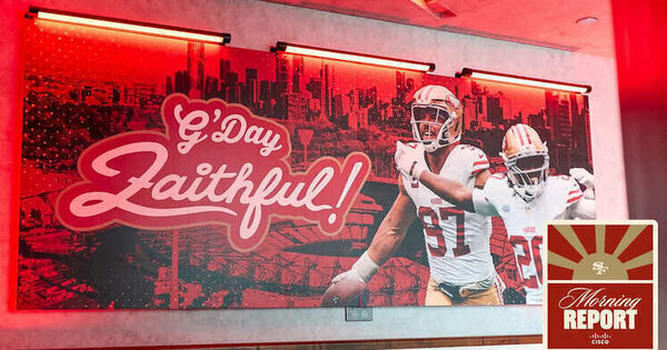 Morning Updates from the 49ers First Practice in Melbourne 🗞