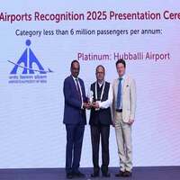 AAI's Hubballi airport awarded with Platinum Recognition in ACI's Green Airports Recognition 2025