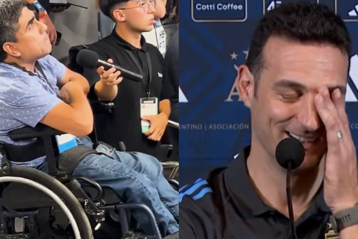 Periodista emocion a Scaloni tras el partido de Argentina y Uruguay - Cooperativa.cl