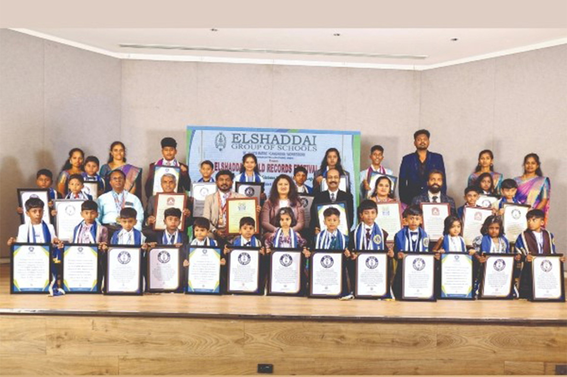 Young Minds set Elite World Records: Elshaddai Group of Institutions Scribes History at Landmark Festival