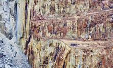 An abandoned open cut Copper mine pit