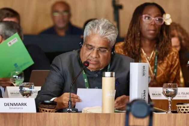 Union Environment Minister Bhupender Yadav addresses LeadIT Industry Leaders' Roundtable at CoP30, Brazil