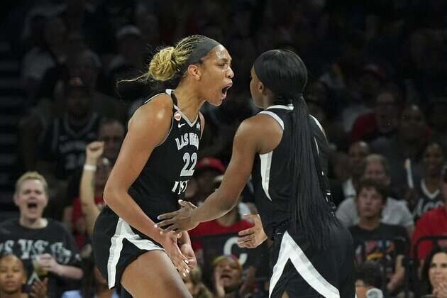 A'ja Wilson fastest to 6,000 points as Aces take down Storm