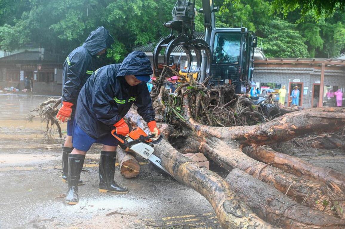 South China's Guangdong battles persistent downpours