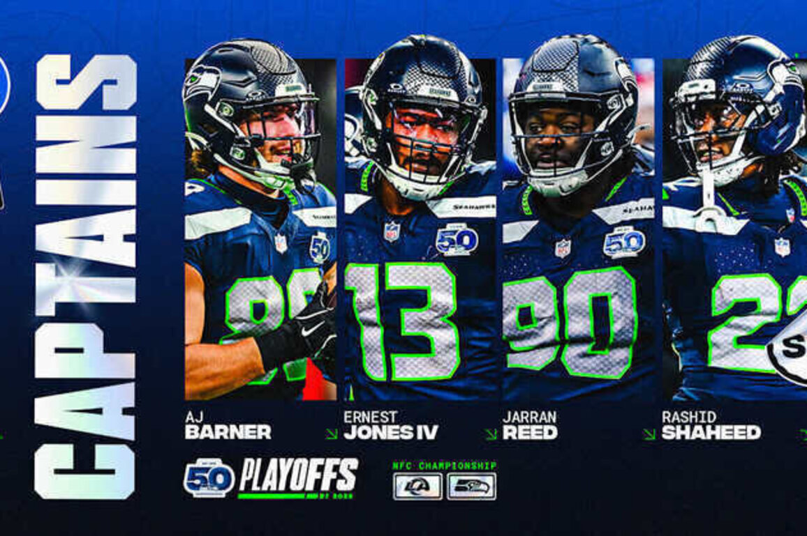 Seahawks Announce NFC Championship Captains vs. The Rams
