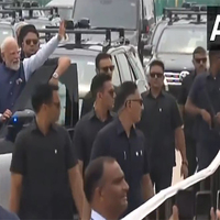 PM Modi receives grand welcome from supporters before inauguration of two major National Highway projects in Delhi
