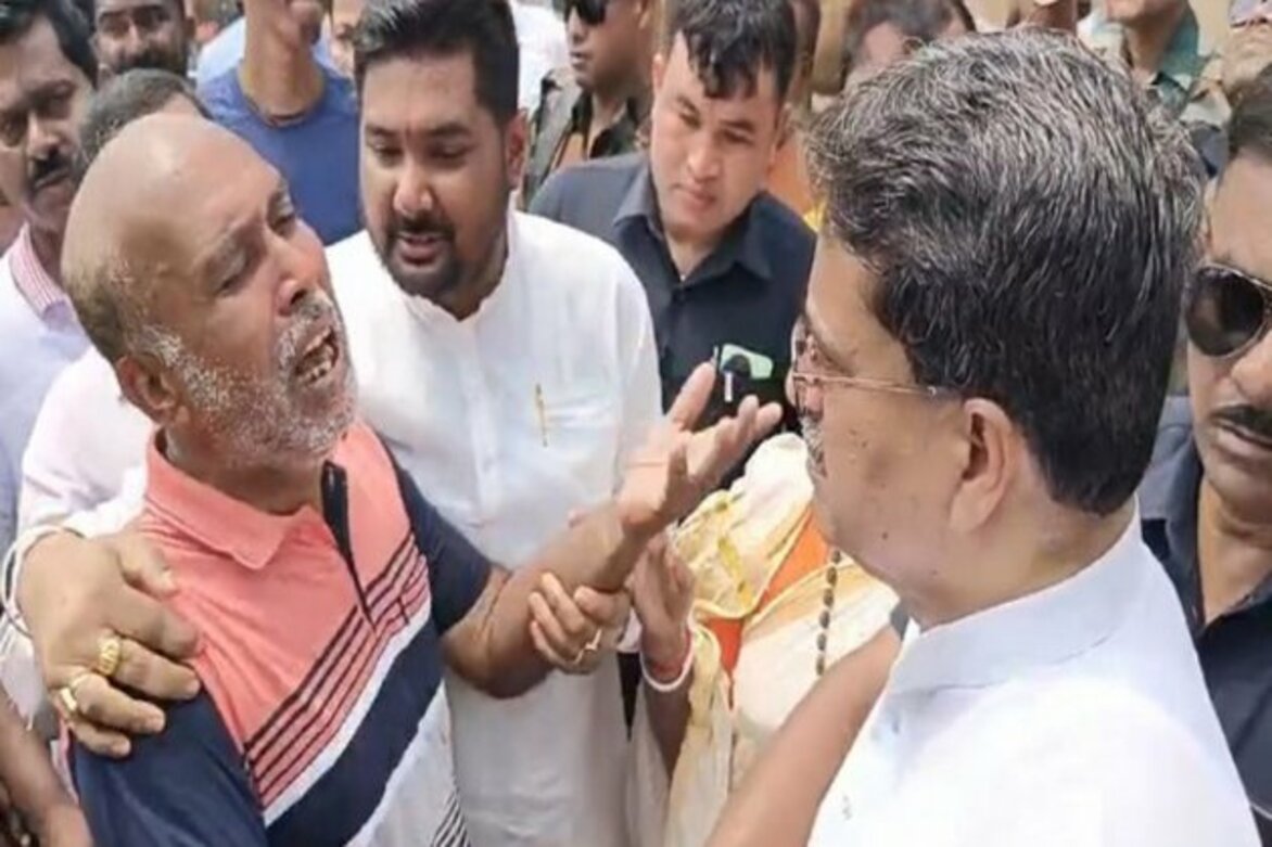 Cyclone in Tripura: CM Manik Saha visits affected families in Sepahijala, assures support