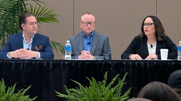From left: Kip Heidenberg, Brian Bieller, and Megan Tanel