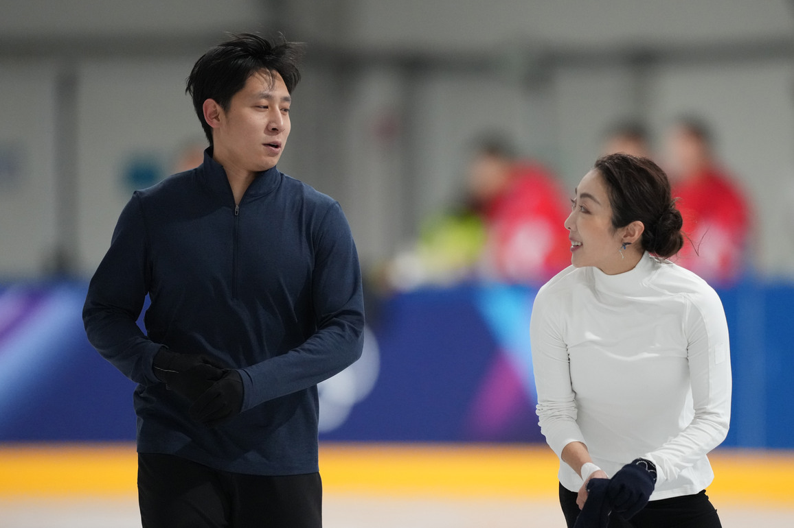 (MICO26)ITALY-2026 MILAN-CORTINA WINTER OLYMPICS-FIGURE SKATING-TRAINING