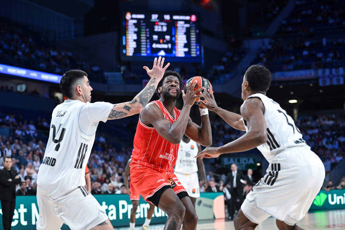 (SP)SPAIN-VALENCIA-BASKETBALL-EUROLEAGUE-REAL MADRID VS HAPOEL IBI TEL AVIV