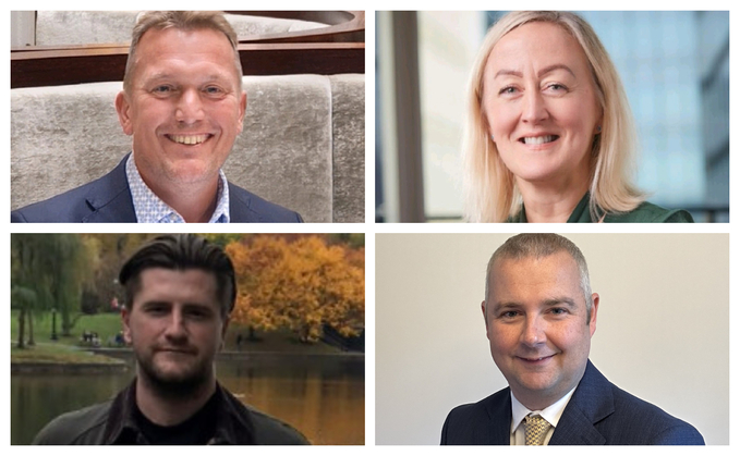 (Top row) Simon Kew and Emma Skedgel (Bottom row) Andrew Sheavyn and Andrew Walton (Top row) Simon Kew and Emma Skedgel (Bottom row) Andrew Sheavyn and Andrew Walton