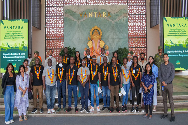 Vantara organises international wildlife welfare training for Congolese delegates