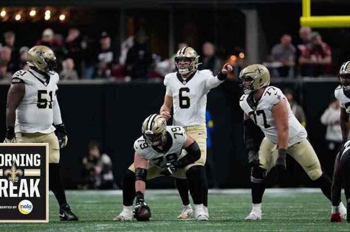 Morning Break: Saints close the season in Atlanta, draft position set