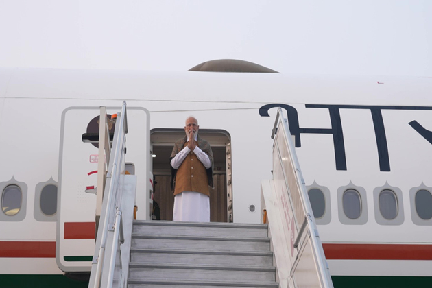 PM Modi emplanes for three-day visit to South Africa for G20 Leaders' Summit