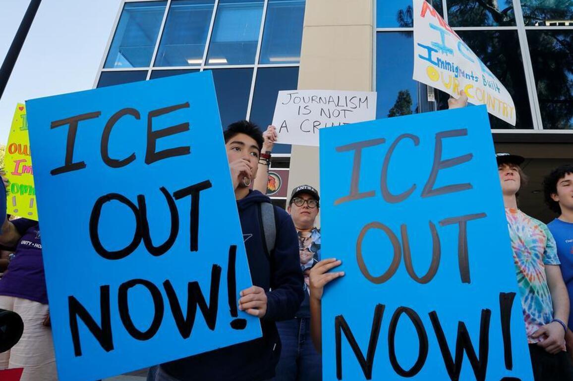 Roundup: Multiple anti-ICE protests held in Southern California